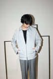 2000s SAMSONITE by Neil Barrett -poly/ramie zip-up jacket with ventilation detail