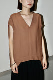 mid 2010's RICK OWENS - rayon deformed cutting top