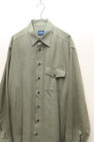 00's German label - one pocket rayon shirt