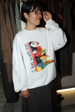 c90's graphic print sweat shirt