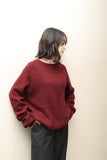 c90's US label - cashmere all ribbed knit sweater