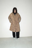 c2000's Max Mara - metallic color, buttonless front down coat