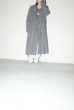 80-90's Europan label - trench in concrete gray