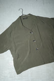 c90's French label - flat pattern wide balance jacket