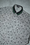80's Istante by Gianni Versace - abstract typographic cotton shirt