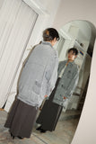 80's CLOCKHOUSE - faded gray denim jacket