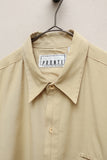 90's US label - rayon/poly gimmick shirt with frog pocket