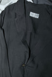 80's European label - linen tailored jacket