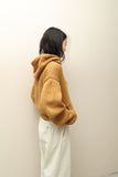 c70's unknown - low-gauge hand-knit hoodie