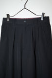 90-00's Italian label - poly/viscose 2-tuck shorts