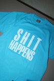 80's message print T-shirt