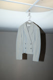90s EMPORIO ARMANI - iridescent double breasted short jacket