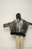 2000-2010s ANN DEMEULEMEESTER -  silk abstract photo-print pullover top