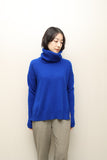2000's Diane von Furstenberg - cashmere deformed turtle neck knit top