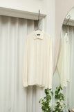 80-90's Italian label - silk minimal dress shirt