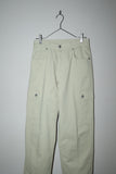 90's H.I.S - 6 pocket denim pants in ivory