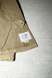 80's C.P.COMPANY - cotton leather collar coat
