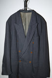 80-90's HUGO BOSS - wool/cashmere double breasted tailored jacket