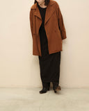 80's RAMOSPORT - earthy brown geometrical design coat