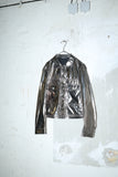 90-00s Marithé + François Girbaud - metallic silver jacket