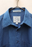 90s–2000s US label - ramie/cotton chambray shirt