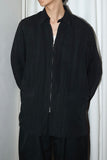 00's Allegri - lyocell/linen zip-up jacket