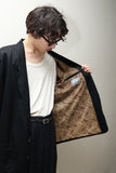 90-00's European label - cotton/rayon single oversized jacket