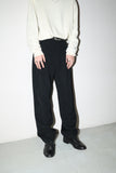 80’s JEAN PAUL GAULTIER pour GIBO - wool straight silhouette tuck trousers