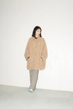 80-90's GENNY - curly alpaca, extra wide silhouette coat
