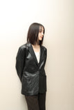 c90's Max Mara - leather 1B jacket