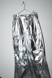 French label - metallic utility pants
