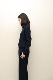 90’s ENRICO COVERI - wool 2way neck knit sweater