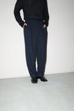 80's European label - rayon tuck trousers