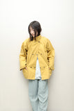 80's RAMOWEAR - cotton double breasted jacket in mustard yellow