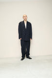 80's CLAUDE MONATANA - smooth cloth jacket&trousere 2-pieces.