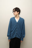 c60's ALAN PAINE - cashmere knit cardigan in blue