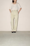 90's H.I.S - 6 pocket denim pants in ivory