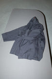 80s THIERRY MUGLER - linen graphical cutting constructive jacket