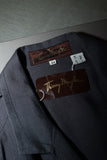 80s THIERRY MUGLER - linen graphical cutting constructive jacket