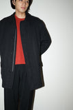 90-00's PIERRE CARDIN - alpaca/wool hip-length jacket