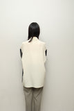 80s Les Copains - silk paneled shirt
