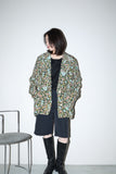 Unknown - flower pattern boxy jacket from Europe