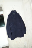 80s HUGO BOSS - wool/cashmere military detail hip-length jacket