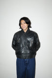 c80's European label - leather jacket