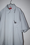 00's European label - cotton/nylon utility shirt