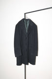 80-90's PIEERE CARDIN - wool/cashmere wide silhouette single breasted coat