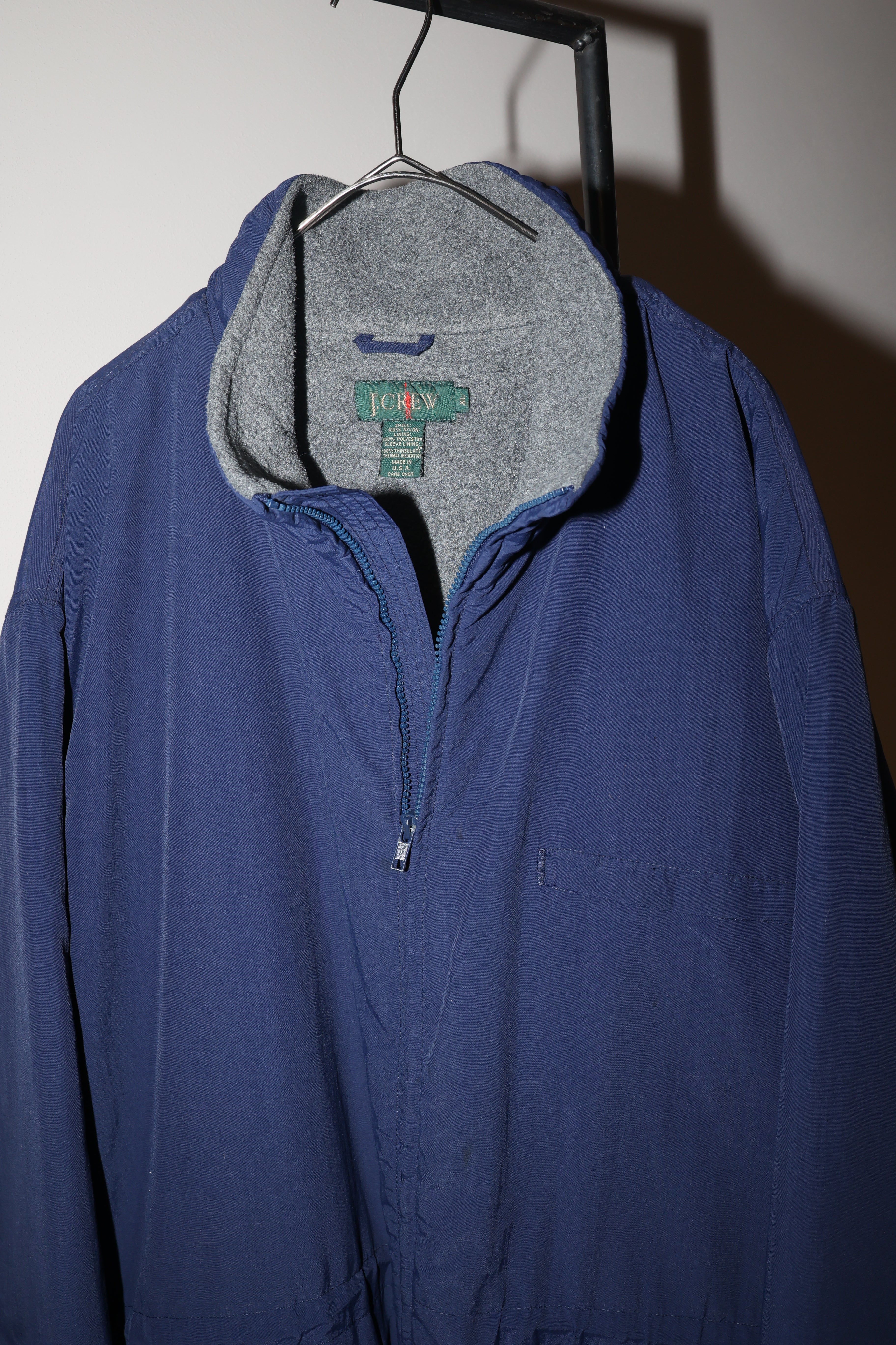 90's J.CREW nylon fleece liner jacket