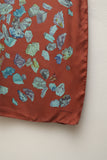 HERMÈS - silk stone motif scarf