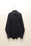 00's PRADA - curved cut dress shirt ①