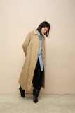 80's BURBERRYS - one panel sleeve 2-way neck balmacaan coat